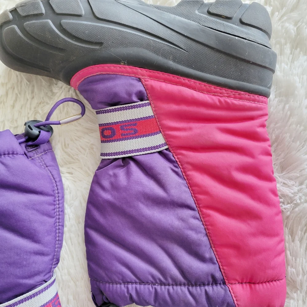 Sorel Pink and‎ Purple Insulated Waterproof Snow Boots